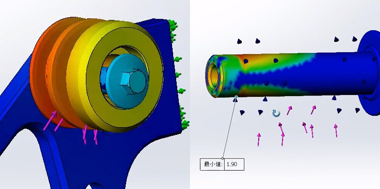 SOLIDWORKS 2024で強化された設計者用解析ツール