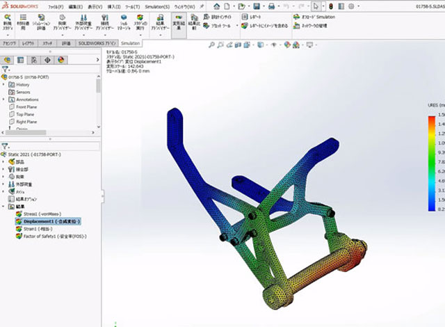 直感的に操作できるSOLIDWORKS Simulation